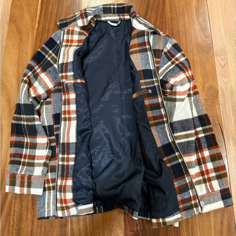 H&M Multicolor Plaid/Flannel Jacket - Picture 2 of 4